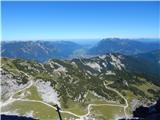 Parkirišče Alpspitzbahn - Bernadeinkopf